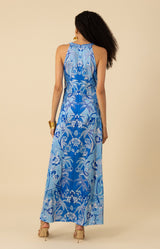 Florence Stretch Maxi Dress-color-Navy