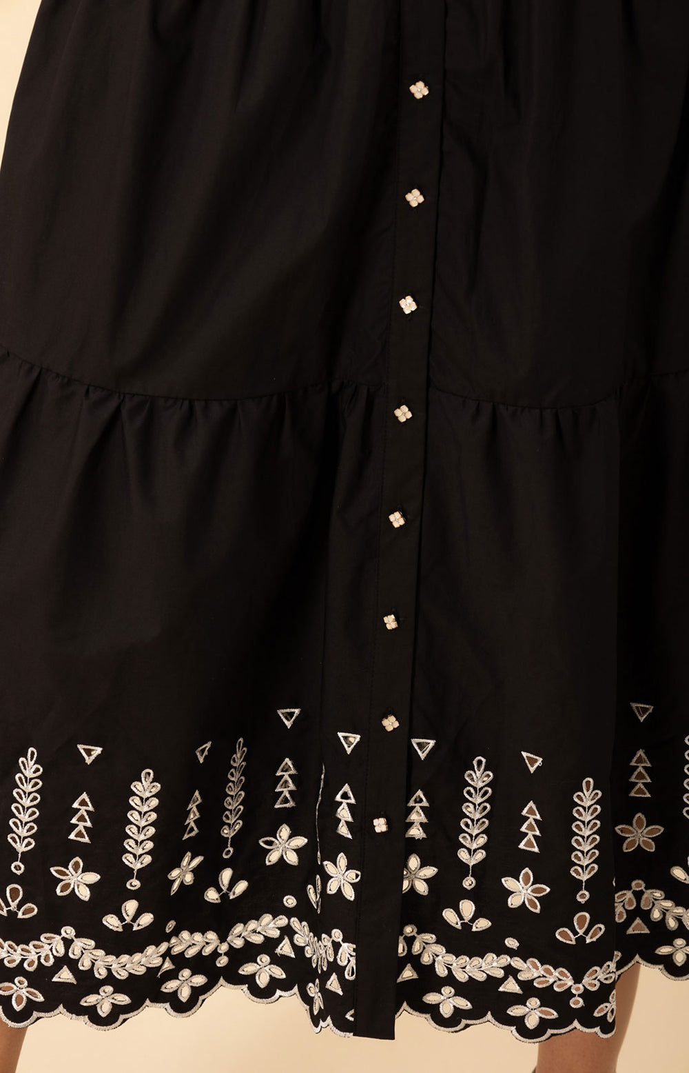 Martha Embroidered Poplin Dress