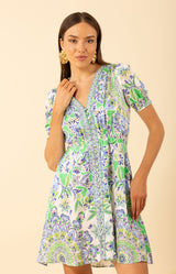 Ila Dress, color-Green