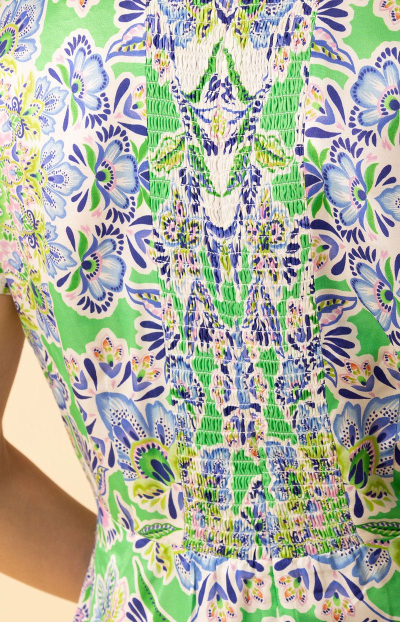 Ila Dress, color-Green