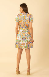 Ila Dress, color-Orange