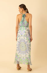 Rival Chiffon Dress, color-Green