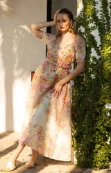 Kara Linen Maxi Dress
