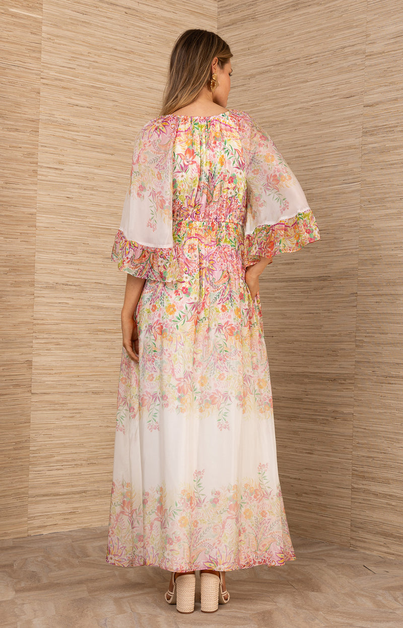 Celia Chiffon Maxi Dress Pink / Xs Celia Chiffon Maxi Dress Pink / Xs