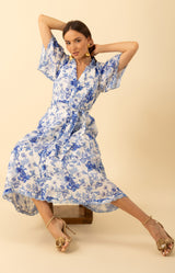 Emmalyn Linen Maxi Dress, color-blue