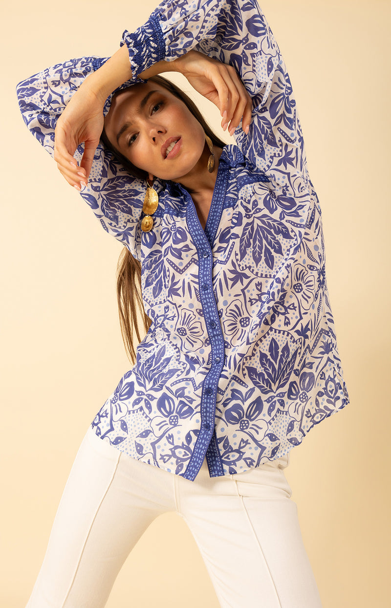 Marceline Top, color-blue