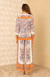 Ramona Silk Top_color_Orange