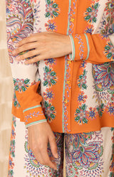 Ramona Silk Top_color_Orange