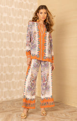 Ramona Silk Top_color_Orange
