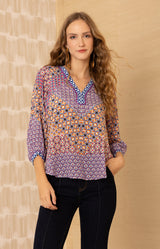 Saoirse Silk Top_color_Blue