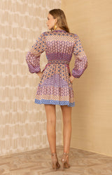 Hunter Charmeuse Dress_color_Blue