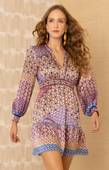 Hunter Charmeuse Dress_color_Blue