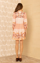 Zora Linen Dress_color_Pink