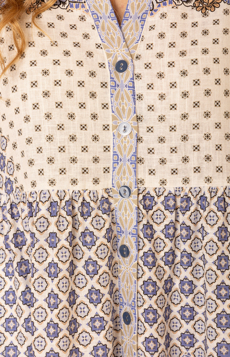 Zora Linen Maxi Dress_color_blue