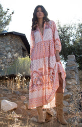 Zora Linen Maxi Dress_color_pink