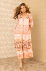 Zora Linen Maxi Dress_color_pink