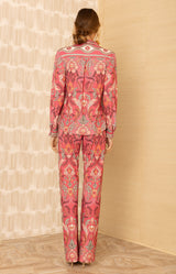 Gwen Jersey Top, color-Rose