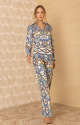 Avayah Jersey Pant, color-Ivory