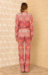 Avayah Jersey Pant, color-Rose