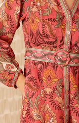 Ryann Linen Dress, color_rose