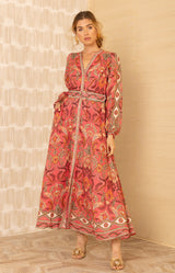 Ryann Linen Maxi Dress, color_rose