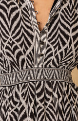 Nyra Chiffon Dress, color-BKW