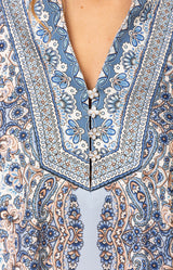 Alianna Jersey Top, color-Blue