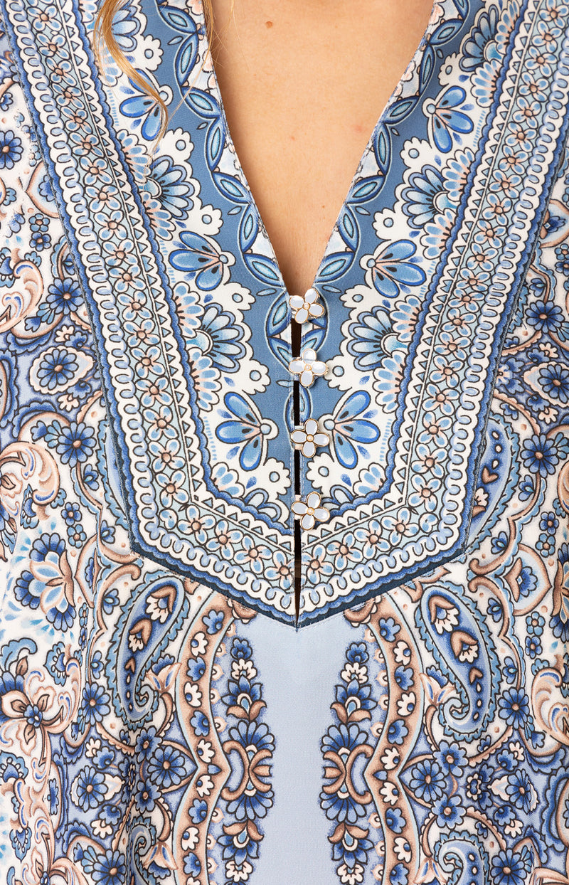 Alianna Jersey Top, color-Blue
