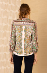 Alianna Jersey Top, color-Pink