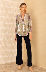 Alianna Jersey Top, color-Pink
