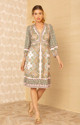 Kaydence Jersey Dress, color-Pink