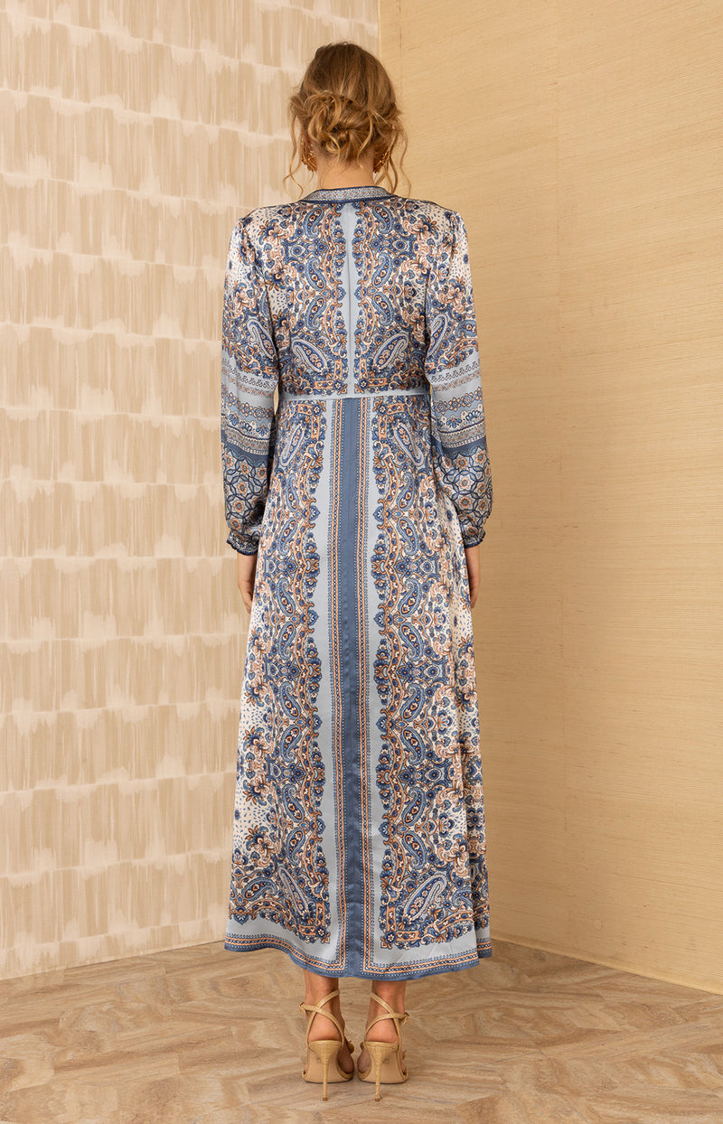 Isabella Midi Dress, color_Blue