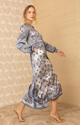 Isabella Midi Dress, color_Blue
