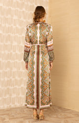 Isabella Midi Dress, color-Pink