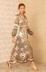Isabella Midi Dress, color_Pink