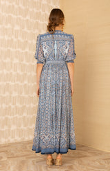 Ellison Maxi Dress, color-Blue
