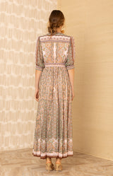 Ellison Maxi Dress, color-Pink