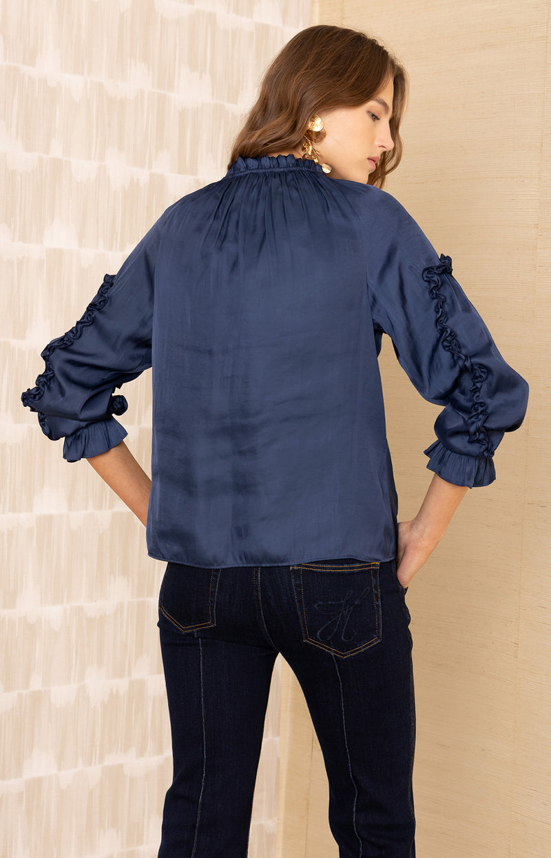 Giovanna Charmeuse Top