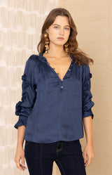 Giovanna Charmeuse Top