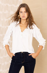 Giovanna Charmeuse Top