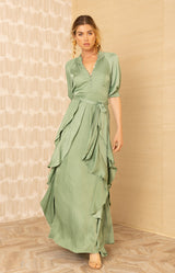 Clare Maxi Dress, color-Green
