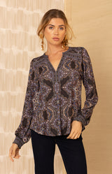 Scout Jersey Top, color-Black