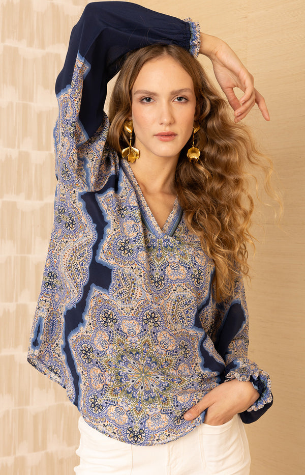 Layne Silk Top