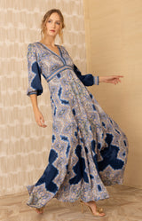 Belen Satin Maxi Dress