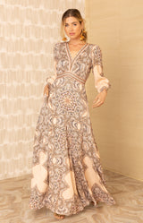 Belen Satin Maxi Dress