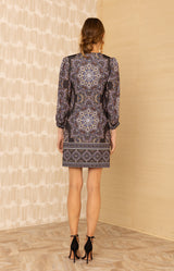 Avah Jersey Dress, color-Black