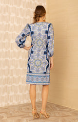 Avah Jersey Midi Dress, color-Navy