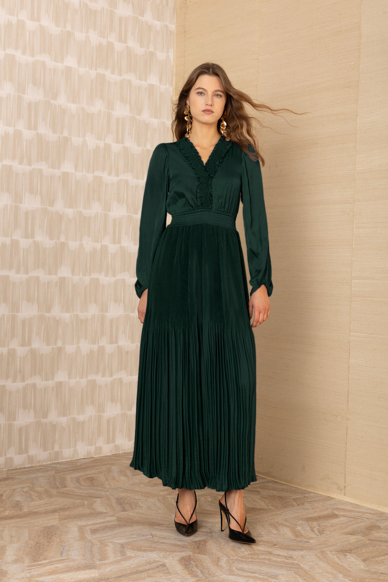 Hale Bob Women's Alisson Charmeuse Dress - Blue - Maxi dresses Hale Bob Women's Alisson Charmeuse Dress - Blue - Maxi dresses