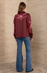 Zendaya Embroidered Top, color_wine