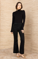 Alexia Suede Studs Pant
